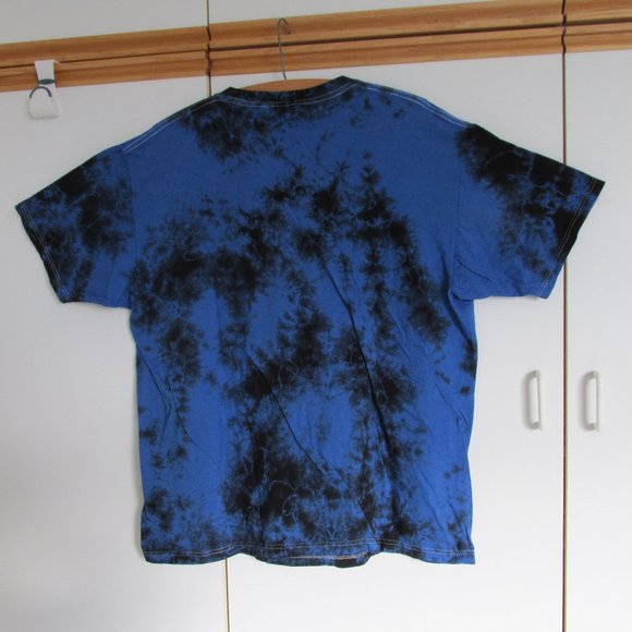 Prince For You Hot Topic Men’s Tie-Dye Blue/Black Rock Band T-Shirt Size Large - Picture 2 of 5